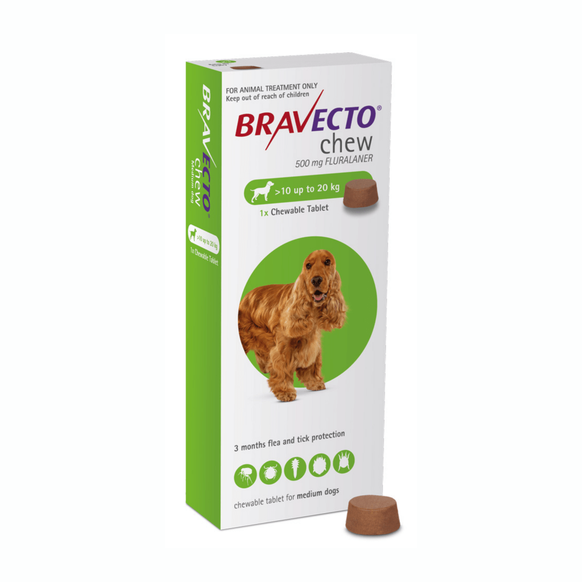 Bravecto Chewable for Dogs - M